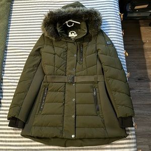 Michael Kors Down Faux Fur Jacket